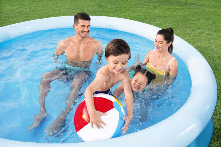 Bestway Fast Set™ Aufstellpool Set mit Filterpumpe rund 305 x 66 cm